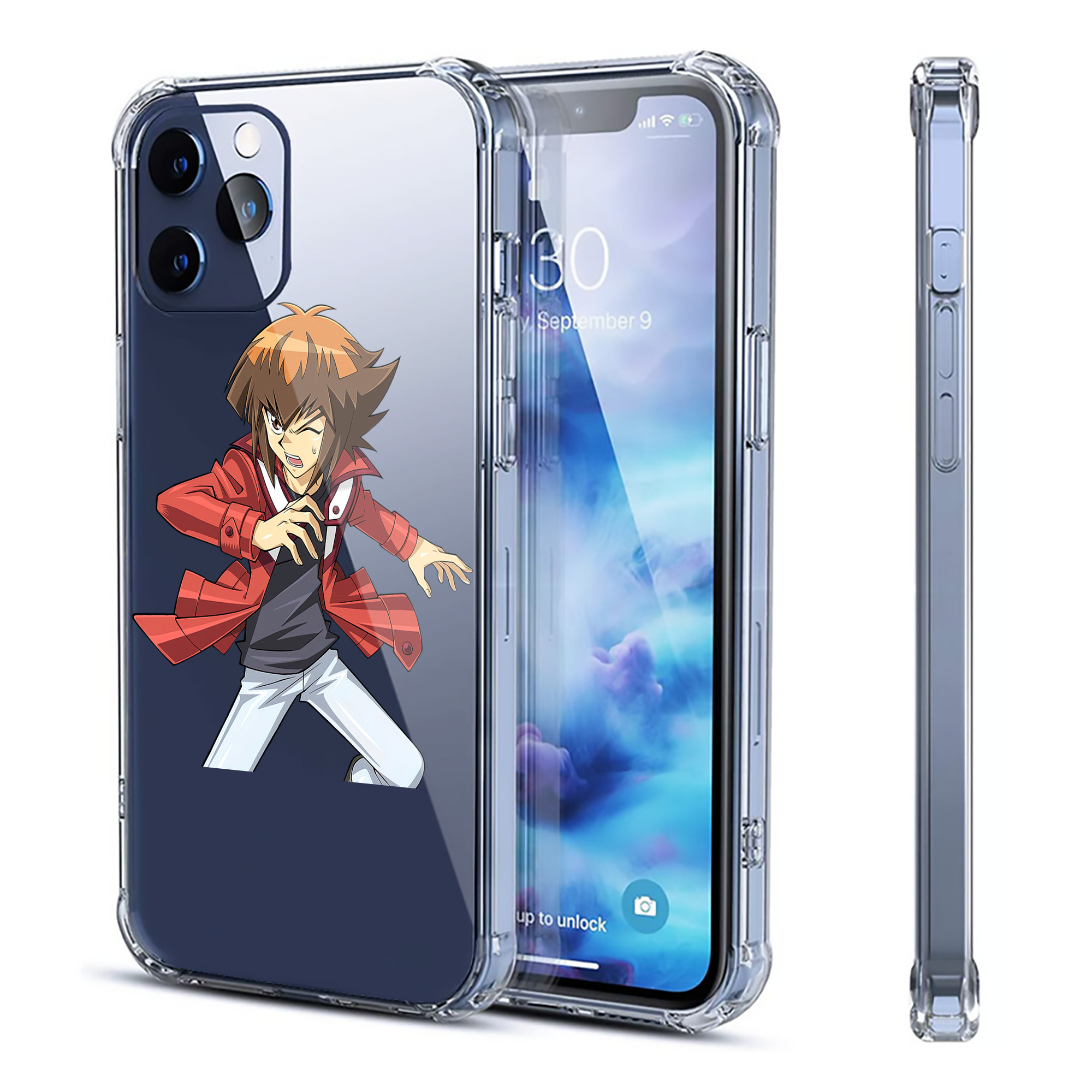 （画像用） 遊☆戯☆王 Yu-Gi-Oh! 【iPhone 12シリーズ対応】透明スマホケース（クリアソフトケース）